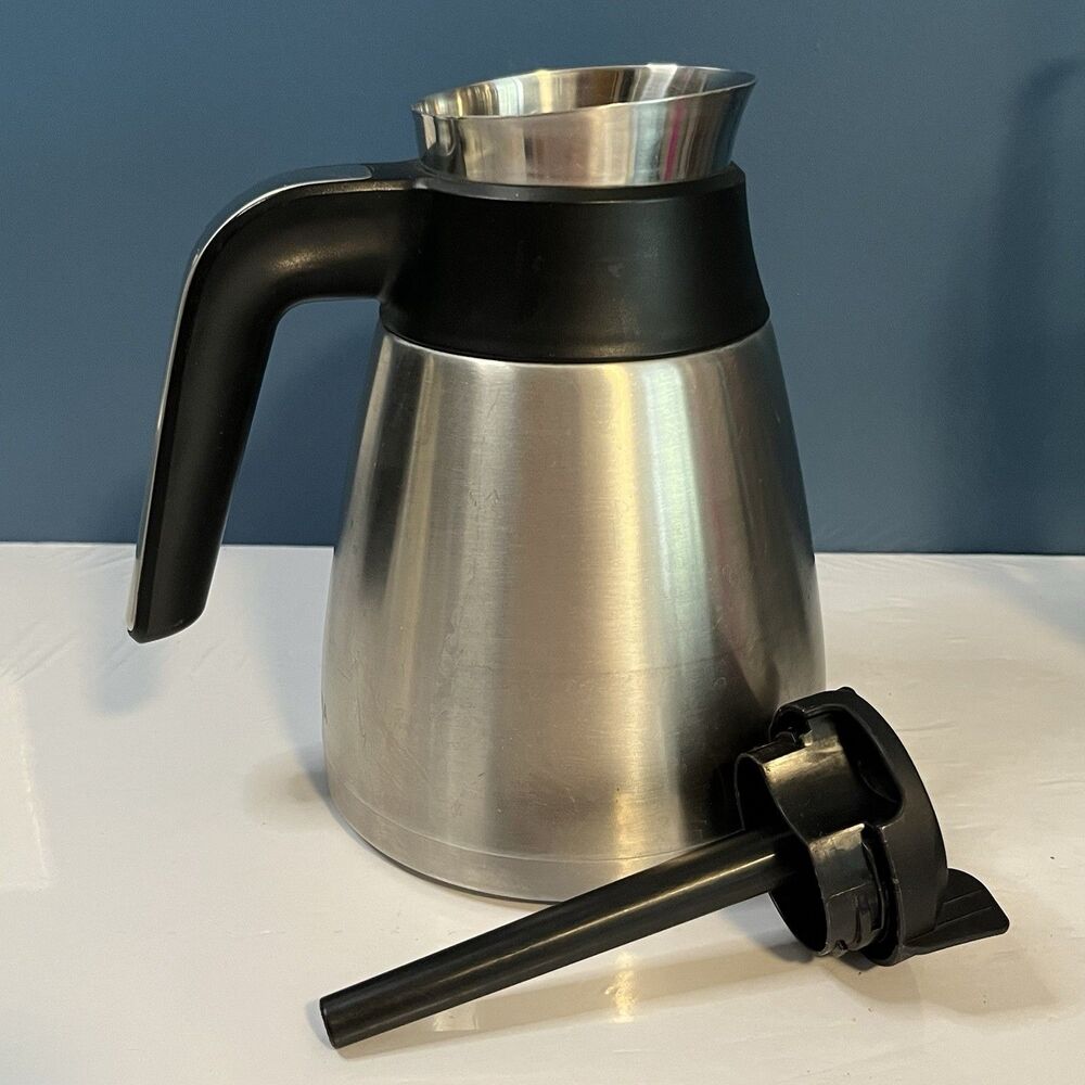 Ninja CF080 CF081 Stainless THERMAL CARAFE PITCHER w/ BREW THROUGH LID Genuine
